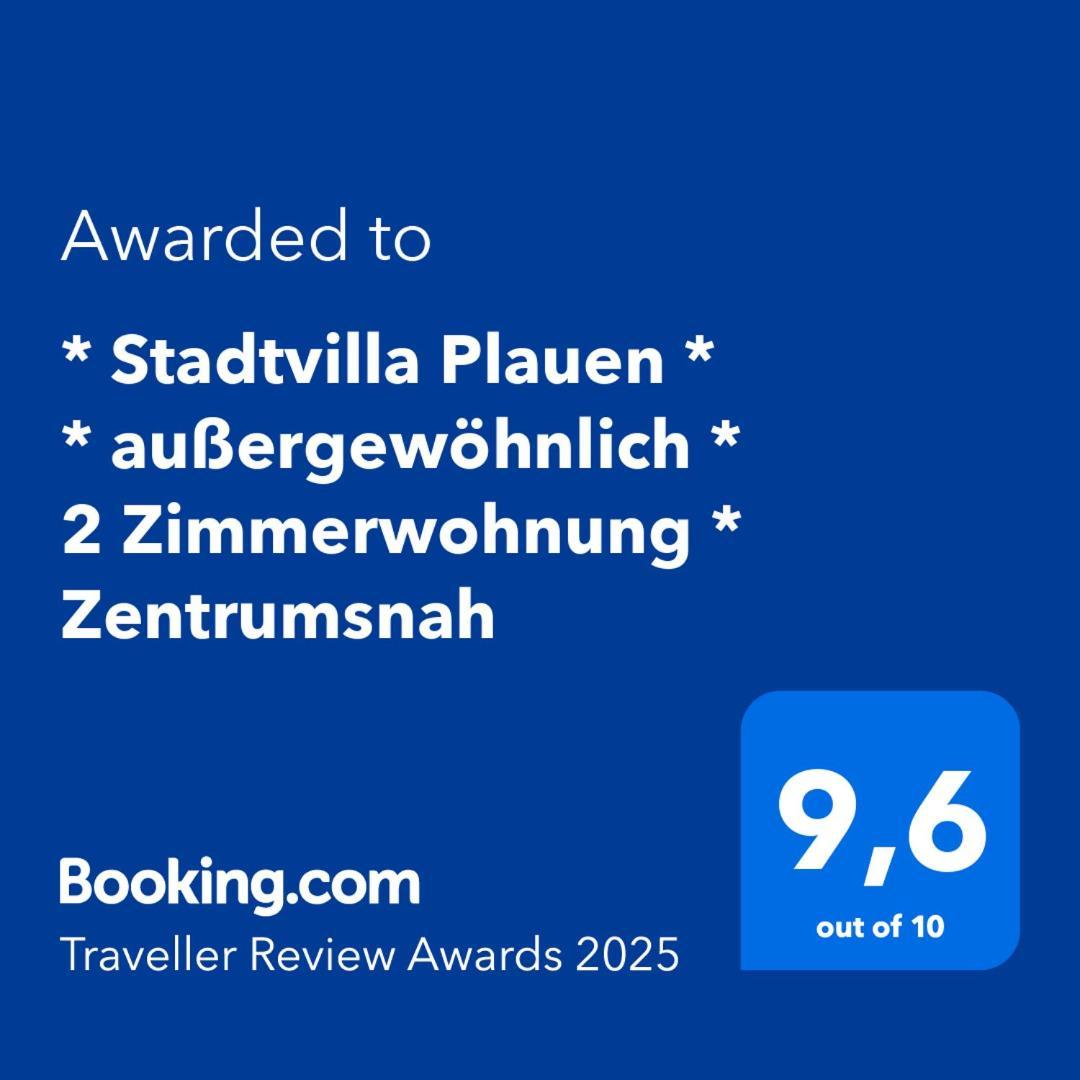 * Stadtvilla Plauen * * Aussergewoehnlich * 2 Zimmerwohnung * Zentrumsnah Exterior foto